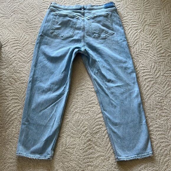 Abercrombie & Fitch The Dad High Rise With Criss-Cross Waistband 34/18s - Picture 10 of 17